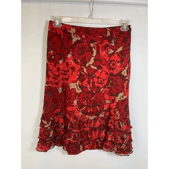 Oscar De La Renta Floral Skirt - Picture 1 of 11